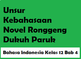 Contoh soal unsur kebahasaan artikel. Unsur Kebahasaan Novel Ronggeng Dukuh Paruk Operator Sekolah