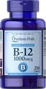 These statements have not been evaluated by the food and drug administration. Vitamin B 12 1000 Mcg Timed Release 250 Caplets B 12 Vitamins Supplements Puritan S Pride