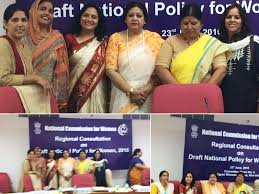 National Commission For Women On Draft National Policy For Women At Delhi Women Campaign Saree