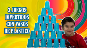 Muchas personas suelen tener los ojos rojos. 3 Juegos Divertidos Con Vasos De Plastico Ivan Youtube