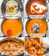 You may need to lightly press the coconut/panko onto the shrimp to make sure they are evenly coated. The Best Coconut Shrimp Curry Recipe Little Sunny Kitchen