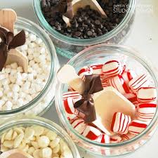 The best homemade hot chocolate recipe with a full bar of toppings for a festive feel like no other! Setting Up An Easy Hot Cocoa Bar Love From The Oven