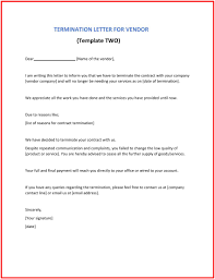 This letter may be sent to customers and/or clients and suppliers such as the following the sender of this change of business address letter may wish to keep a copy for their records. Free Termination Letters For Vendor Templates