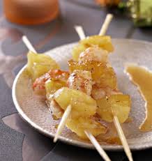 Brochettes De Gambas Et Ananas Recette Recettes De Cuisine Recette Cuisine