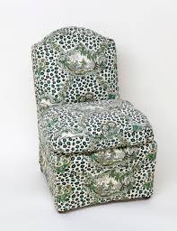 Billy Baldwin Billy Baldwin Upholstered Slipper Chair Rafael Osona Auctions Nantucket Ma