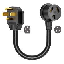 Older homes usually had three prong dryer receptacles, with 2 hot terminals and the l shaped one in the center for ground/neutral. Kohree 1 5 Ft Dryer Adapter 4 Prong To 3 Prong Dryer Outlet Plug Power Cord Adapter Nema 14 30p Male To 10 30r Female Receptacle For Clothes Dryer 30a 250v Buy Online In Brunei