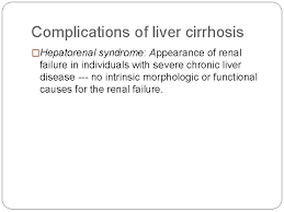 Complications Of Liver Cirrhosis Complications Of Liver Cirrhosis