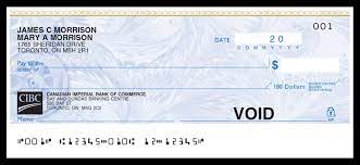 The check cannot be presented for payment but still has information that can be used to verify your account and which bank holds your account. Void Cheques Everything You Need To Know