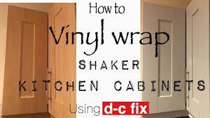 Kitchen wrapping is the process of applying a vinyl film to surfaces, much like a large sticker. Using D C Fix To Wrap Shaker Kitchen Doors Youtube