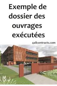 Exemple De Dossier Des Ouvrages Executees Genie Civil Batiment Planning Chantier