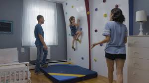 Wonder how to drain your children's energy level fast? Diy Indoor Climbing Gym For Kids Fatherly