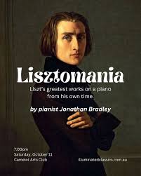 Camelot Arts Club proudly presents Lisztomania 🎹✨ 🌹 Step back into the  Romantic era and experience the genius of Franz Liszt brought to life by  renowned pianist @jonathanbradley_pianist on a rare 1864