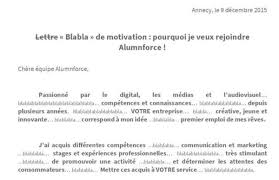Chaque point correspondant à un paragraphe. Grace A Sa Lettre De Motivation Remplie De Blabla Il Decroche Un Cdi
