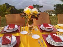 Red And Yellow Wedding Reception Yellow Wedding Wedding Reception Venue Decoration