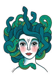 Medusa Art Printable Etsy Medusa Art Feminist Art Square Art