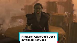 Cynthia Erivo's First Look Singing No Good Deed in Wicked