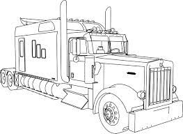 Peterbilt Semi Truck Coloring Page Drawing Sketch Sketch Coloring Page Truck Coloring Pages Cars Coloring Pages Tractor Coloring Pages