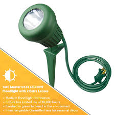 They're usually used by homeowners looking to make their exterior spaces more safe and secure by adding visibility to dark areas at night. Woods 434 Green 3 Sjtw Cord Led Outdoor Garden Flood Light With Stake Walmart Com Walmart Com