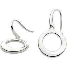 Kit Heath Bevel Curved Drop Earrings Silver 3 550 Rub Via Polyvore Featuring Jewelry Earrings Silver Je Abstract Jewelry Jewelry Picture Beautiful Jewelry