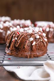 Just look at that chambord® infused ganache!! Mini Peppermint Hot Chocolate Bundt Cakes A Kitchen Addiction