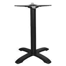 Powder coated finish on metal table base. Bolero Cast Iron Table Leg Base Ce154 Buy Online At Nisbets