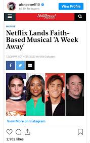 The film premiered on march 26, 2021 on netflix. Netflix To Release Faith Based Musical Movie A Week Away Featuring Reimagined Versions Of Ccm Hits Unik Empire