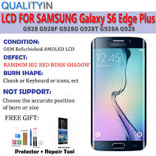 The only thing is, you have to be. For Samsung Galaxy S6 Edge Plus G928 Touch Screen Digitizer Sensor Big Red Burn Shadow Lcd Display Monitor Panel Module Assembly Mobile Phone Lcd Screens Aliexpress