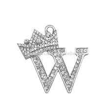 Karena hidup memang tidak sesederhana hitam dan putih saja. Kristal Mahkota Huruf Inisial Alfabet Liontin W W Jimat Untuk Pembuatan Kalung Hip Hop Buy Huruf Awal W Liontin Kristal Huruf W Liontin Hip Hop Crystal Huruf Hiasan Product On Alibaba Com