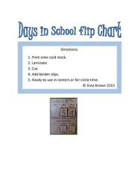 Days In School Flip Chart
