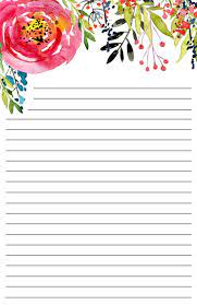 Write this way ~ a decorative printable lined writing set this is a big collection of printable lined paper for home and classroom. Free Printable Floral Stationery Paper Trail Design Free Printable Stationery Paper Free Printable Stationery Free Paper Printables
