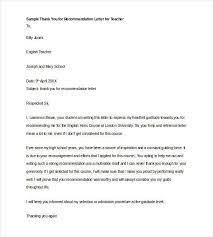 Teachers Letter Of Recommendation For 2021 Printable And Downloadable Cust