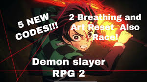 Demon slayer rpg 2 codes are promotional codes released randomly by shounen studio, the game's developer. 2021 Demon Slayer Rpg 2 Codes 2 New Breathing Code 2 Demon Art And Race Reset Roblox Youtube