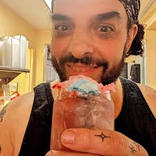 This Danish, friends... Made with Michele's house-made blackberry jam and  James's cheesecake filling