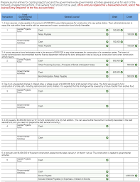 What are bond anticipation notes, revenue anticipation notes, and tax anticipation notes? Solved Prepare Journal Entries For Capital Projects Fund Chegg Com