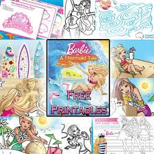 If the 'download' 'print' buttons don't work, reload this page by f5 or. Barbie In A Mermaid Tale Free Printables Skgaleana
