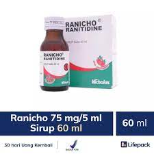 Uses, indications, side effects, dosage. Ranicho 75 Mg 5 Ml Sirup 60 Ml 60 Ml Ranitidine Syrup 60ml Lifepack Id