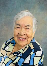 Juana Tarango de Leyva, 95, a resident of La Mesa, NM