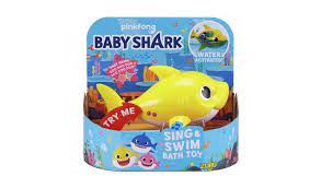 Suitable for those aged 10 months. Buy Robo Alive Junior Baby Shark Sing And Swim Bath Toy Baby Bath Toys Argos