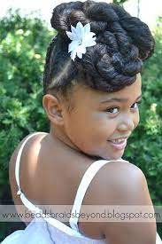 37 Creative Hairstyle Ideas For Little Girls Natural Hair Styles Natural Hair Updo Flower Girl Hairstyles