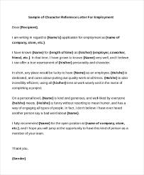 Wow your future employer with this simple cover letter example format. Free 6 Sample Character Reference Letters In Pdf Ms Word
