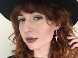 Gold Dagger Earrings Hard Enamel Dagger, Dagger Knife, Gold Earrings,  Enamel Earrings, Enamel Jewelry, Moon Earrings