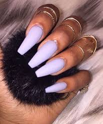 However, you can barely ever go wrong with black. Acrylic Coffin Matte White Nails Nail And Manicure Trends