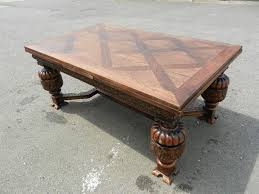 Find coffee table in coffee tables | buy or sell coffee tables, ottomans, poufs, side tables & more in london. 10ft English Oak Refectory Table 3 Metre Jacobean Revival Carved Oak Drawleaf Refectory Table