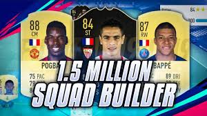 Fifa 19 Fut Champs 1 500 000 Coins Squad Builder Fifa Champs Squad