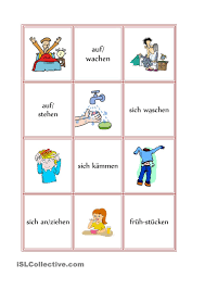Memory Zum Tagesablauf Deutsch Lernen Tagesablauf Kinder Tagesablauf