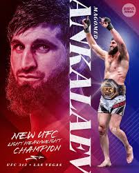 THE NEW LIGHT HEAVYWEIGHT CHAMPION 🏆 Magomed Ankalaev defeats Alex Pereira  by a narrow decision to claim the belt! 💪 #UFC313