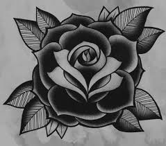 Old School Traditional Rose Tattoo Traditional Rose Tattoos Old School Rose Black Rose Tattoos