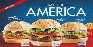 Tastes Of America Menu Now Available At Mcdonald S Australia Burger New York Burger Mcdonalds