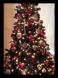 Black Christmas Tree Hot Pink Silver Bulbs And Gift Wrap Christmas Tree With Gifts Unique Christmas Trees Black Christmas Trees
