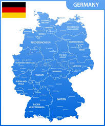 Cartina geografica della germania e mappa interattiva germania.xyz claudia saccà | sutori amburgo, berlino, monaco, stoccarda germania energia germania cartina geografica politica della. La Mappa Dettagliata Della Germania Con Le Regioni O Stati E Citta Capitali Illustrazione Vettoriale Illustrazione Di Berlino Leipzide 105414696
